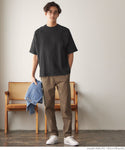 セール★2690円→990円 Tシャツ メンズ 半袖Tシャツ ラグラン プルオーバー クルーネック ミディアム丈 伸縮性 無地 メール便不可 24ss