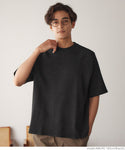 セール★2690円→990円 Tシャツ メンズ 半袖Tシャツ ラグラン プルオーバー クルーネック ミディアム丈 伸縮性 無地 メール便不可 24ss