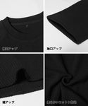 セール★2690円→990円 Tシャツ メンズ 半袖Tシャツ ラグラン プルオーバー クルーネック ミディアム丈 伸縮性 無地 メール便不可 24ss