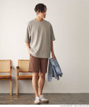 セール★990円→550円 ハーフパンツ メンズ 裏毛 ポケット ショーツ ショートパンツ ウエストゴム 短パン 半ズボン カジュアル メール便不可 24ss