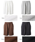 セール★990円→550円 ハーフパンツ メンズ 裏毛 ポケット ショーツ ショートパンツ ウエストゴム 短パン 半ズボン カジュアル メール便不可 24ss