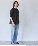 セール★1990円→550円 Tシャツ メンズ ミニ裏毛 ビックシルエット クルーネック リブ 半袖 ディ丈 メール便不可 24ss coca コカ