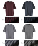 セール★1290円→550円 Tシャツ メンズ カットソー ボーダー オーバーサイズ クルーネック リブ 半袖 コットン ミディアム丈 カジュアル メール便不可 24ss