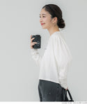 セール★1290円→550円 パフスリーブロゴTシャツ レディース メール便可