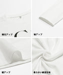 セール★1290円→550円 パフスリーブロゴTシャツ レディース メール便可