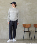 【福袋対象商品】WEB限定セール★2690円→990円 モヘア風ロゴニットトップス メンズ メール便不可