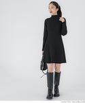 セール★3490円→2490円 リブニットミニワンピース レディース メール便不可