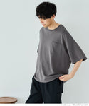 セール★1690円→550円 Tシャツ メンズ 接触冷感 吸水速乾 カットソー 半袖Tシャツ イージーケア 無地 オーバーサイズ 半袖 シンプル メール便可 24ss