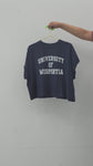 セール★990円→790円 レギュラーウェイトロールアップロゴTシャツ レディース メール便可
